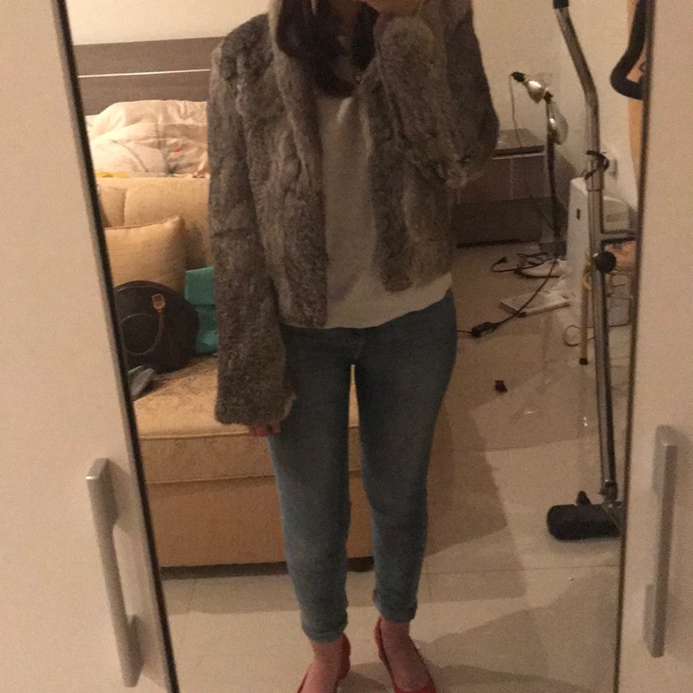 Rabbit Fur Jacket - image 4